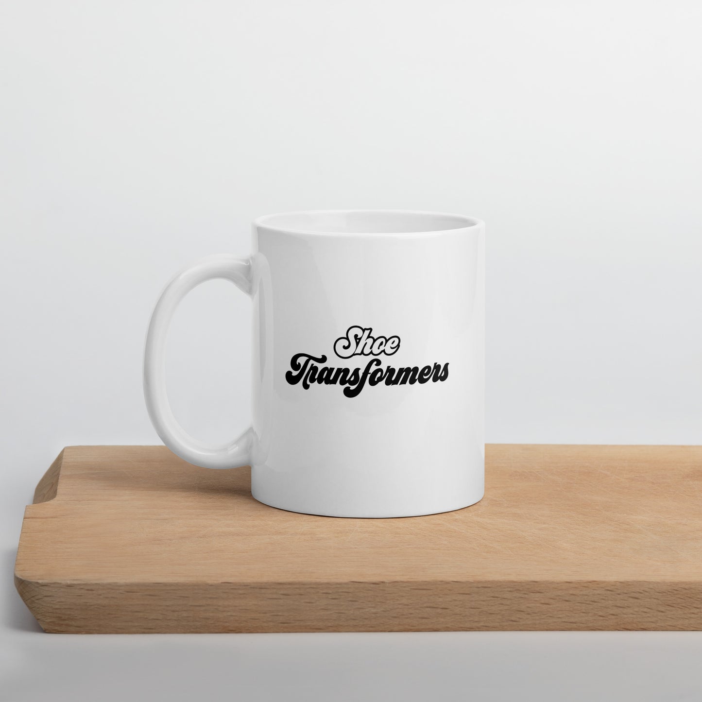 Shoe Transformers White Glossy Mug