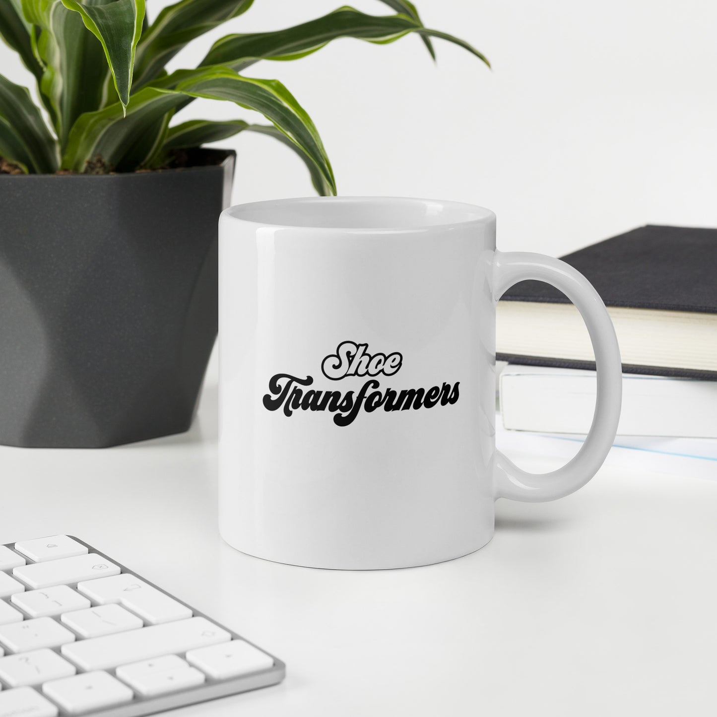 Shoe Transformers White Glossy Mug