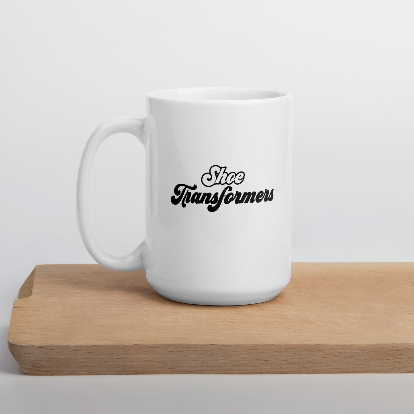 Shoe Transformers White Glossy Mug