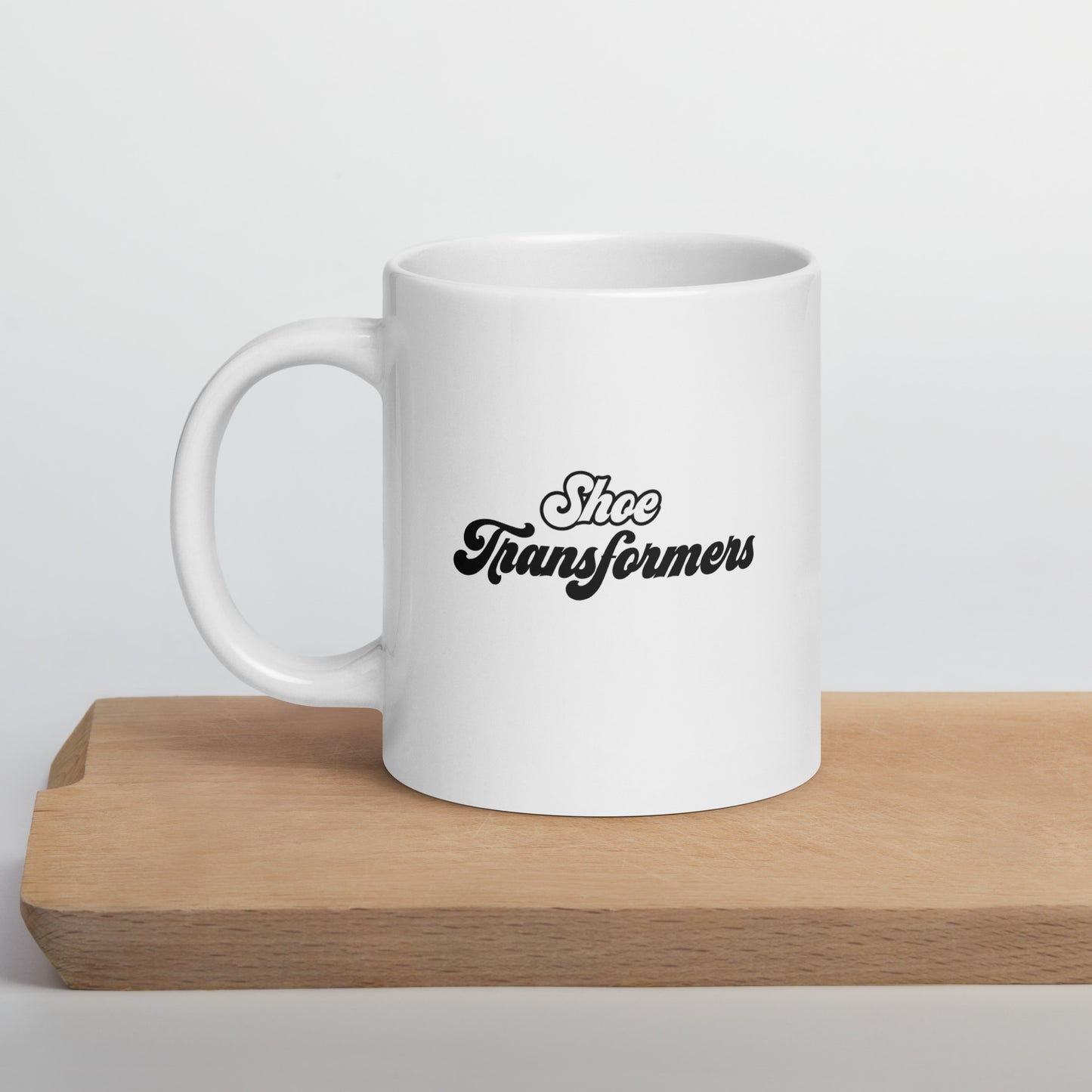 Shoe Transformers White Glossy Mug