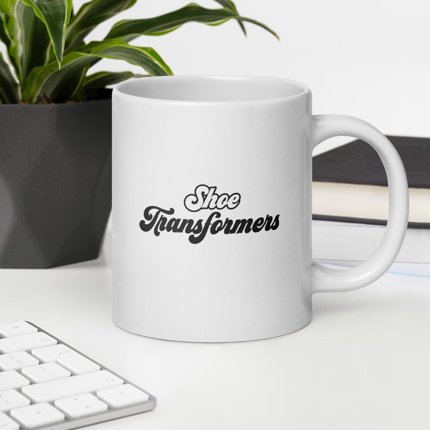 Shoe Transformers White Glossy Mug